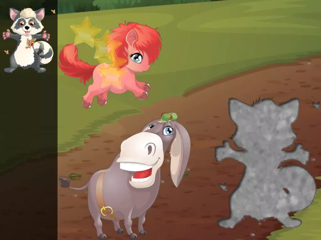 Animals for Toddlers and Kids : puzzle games with pets and wild animals ! iPad  Screenshots