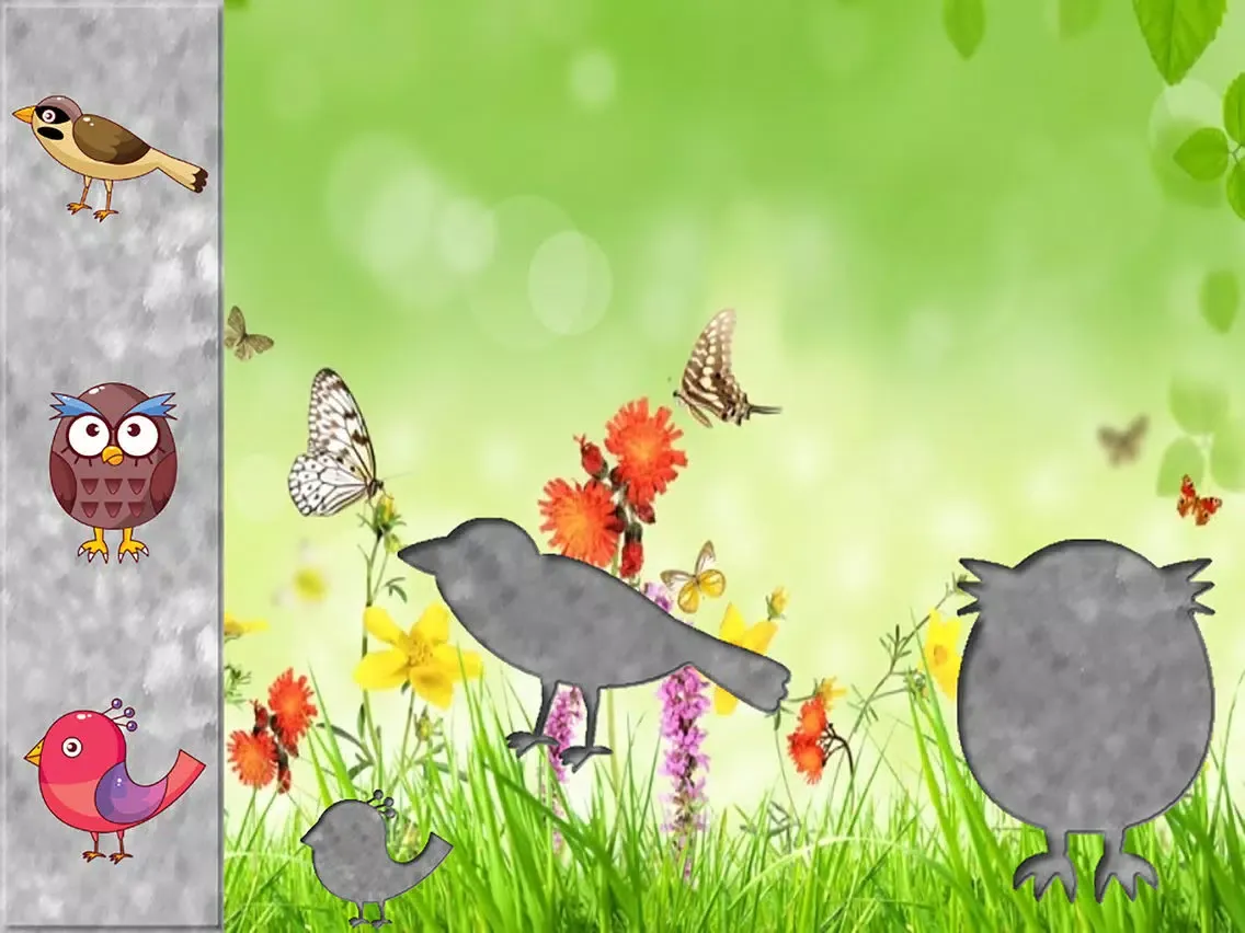 Screenshot di Birds Puzzles for Toddlers and Kids iPad 