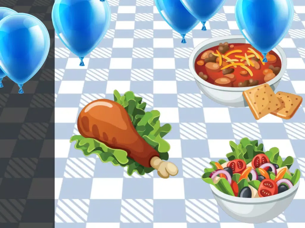 Food for Kids and Toddlers : puzzle games in the Kitchen ! iPad  스크린샷