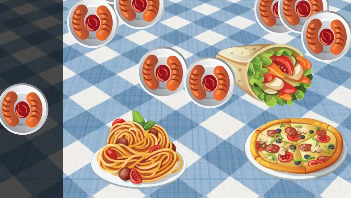 Food for Kids and Toddlers : puzzle games in the Kitchen ! 스크린샷