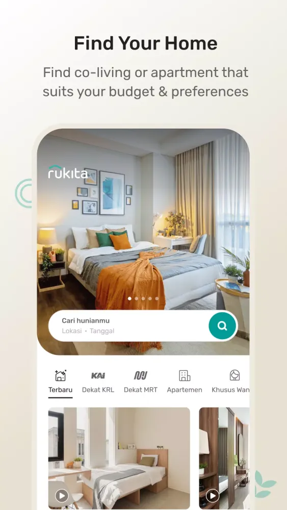 Rukita - Apartments & Coliving Screenshots