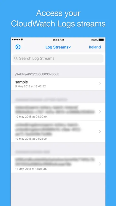 Capturas de pantalla de Cloud Console for AWS