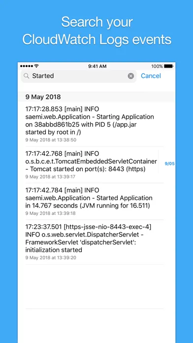 Capturas de pantalla de Cloud Console for AWS