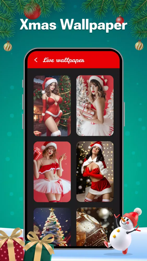 Girl Santa Video - Fake Call Screenshots