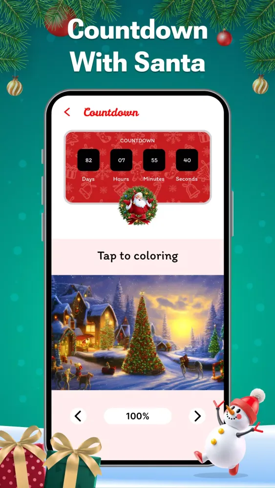 Girl Santa Video - Fake Call Screenshots