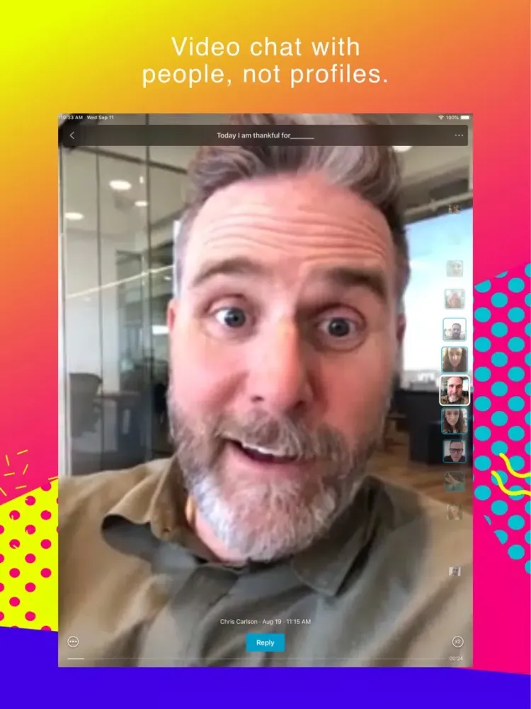 Screenshot di SAY-Group video chat messenger iPad 