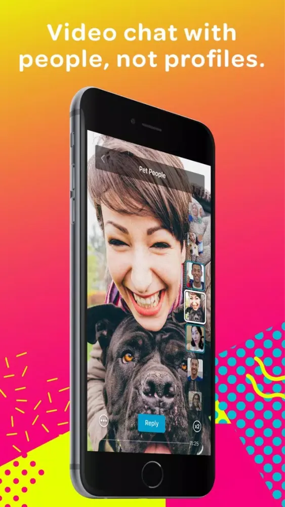 Screenshot di SAY-Group video chat messenger