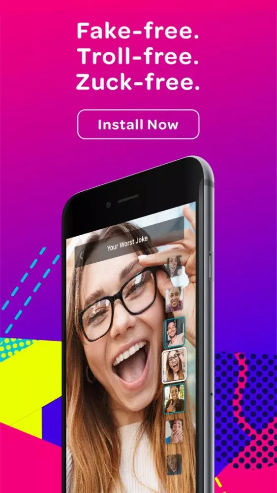 Screenshot di SAY-Group video chat messenger