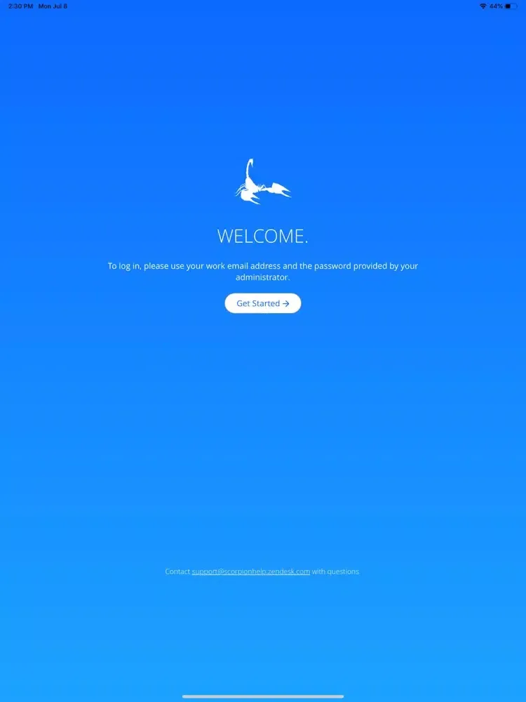 Zrzuty ekranu Scorpion Home iPad 