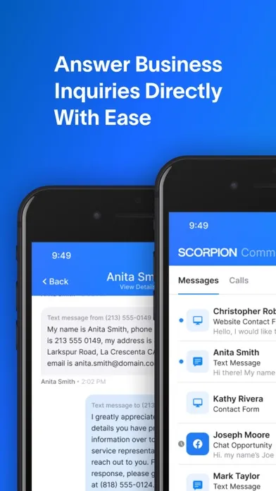 Capturas de pantalla de Scorpion App