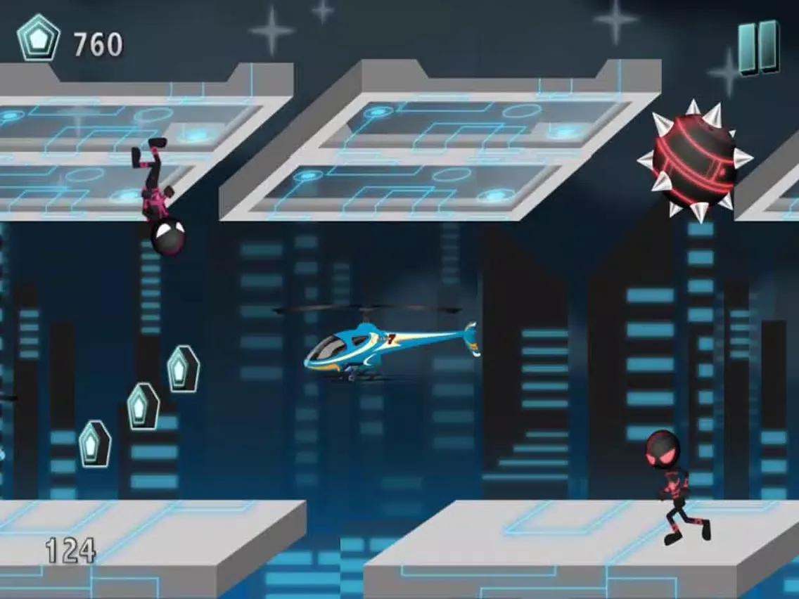 Absolute Stickman - Zero Gravity Edition PRO iPad  スクリーンショット