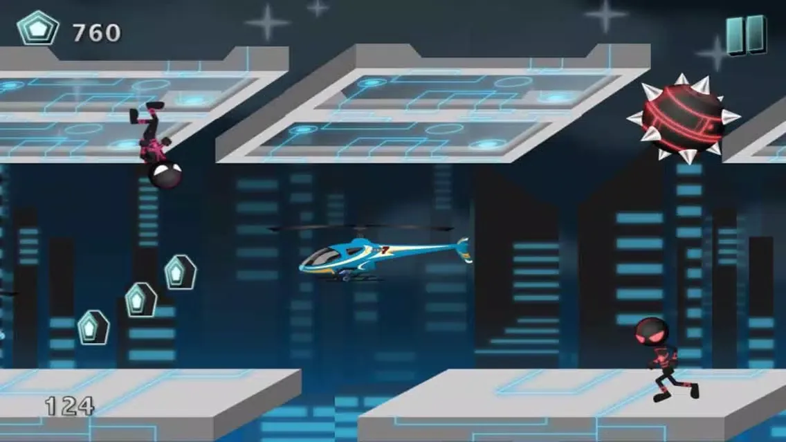 Absolute Stickman - Zero Gravity Edition PRO スクリーンショット
