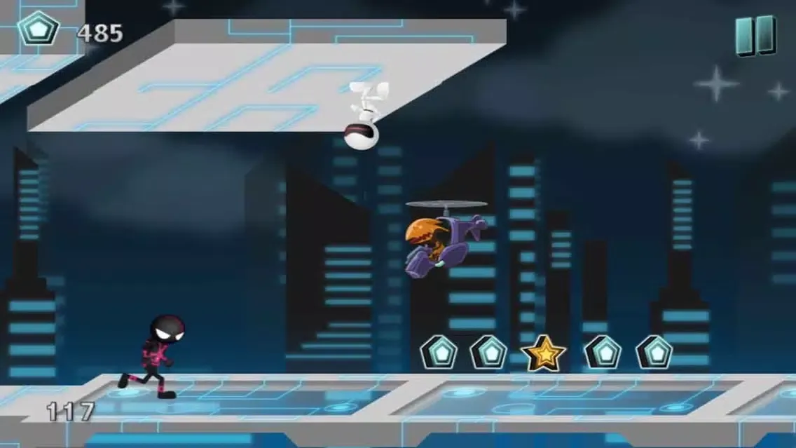 Absolute Stickman - Zero Gravity Edition PRO スクリーンショット