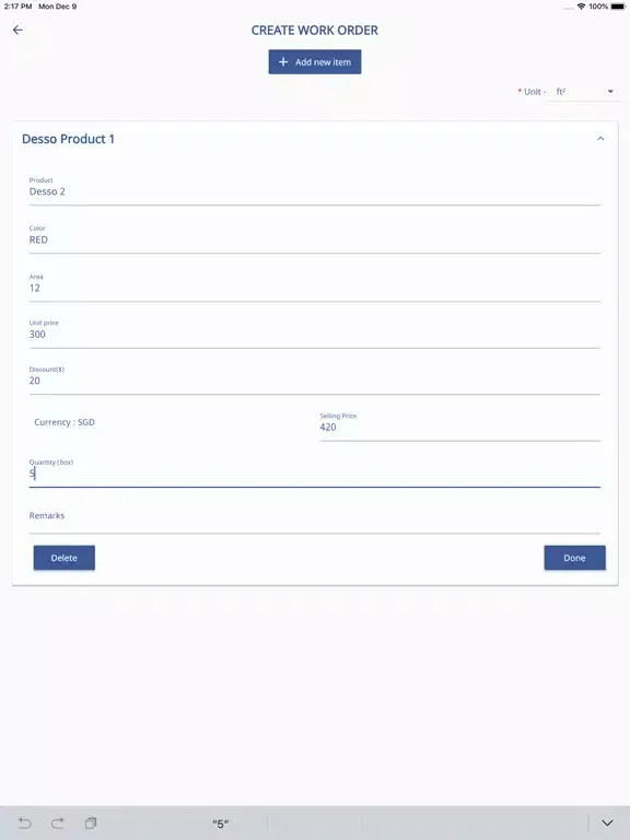 Work Order Digitalization iPad  Ekran Görüntüleri