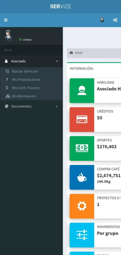 CAFISUR Servize Screenshots
