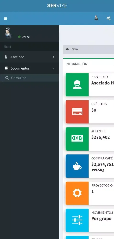 CAFISUR Servize Screenshots