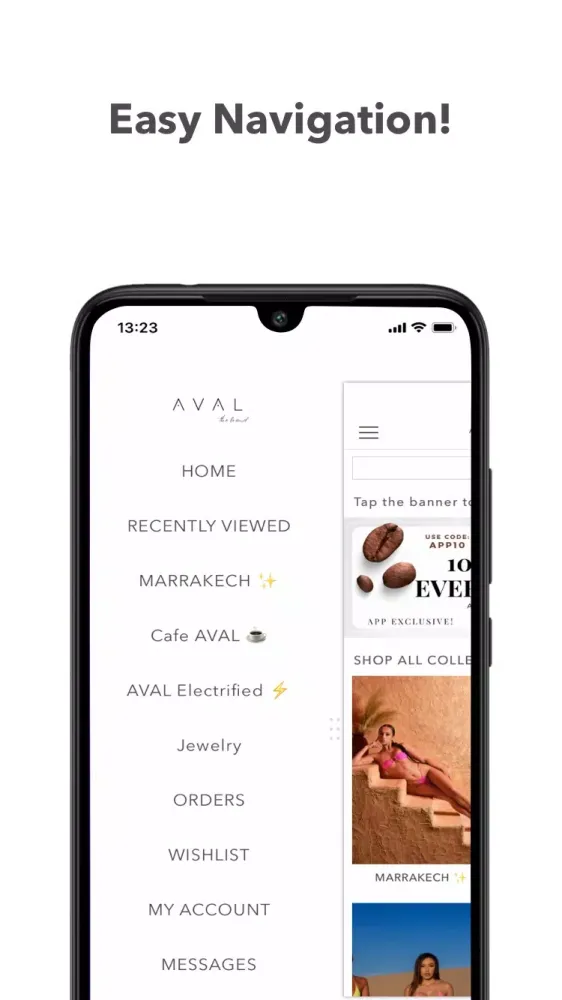 Zrzuty ekranu AVAL THEBRAND