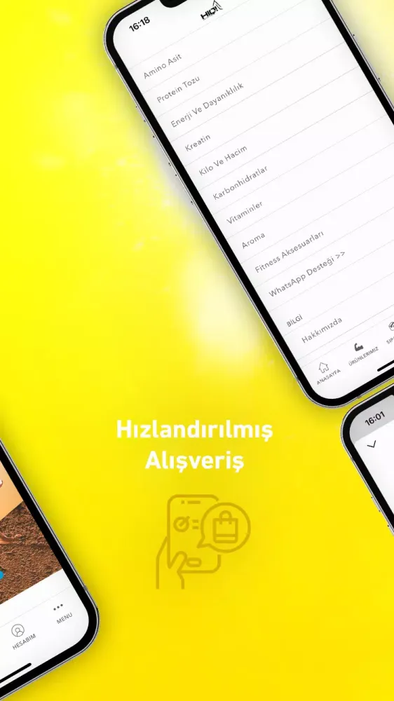 HIQ Nutrition Supplement Screenshots