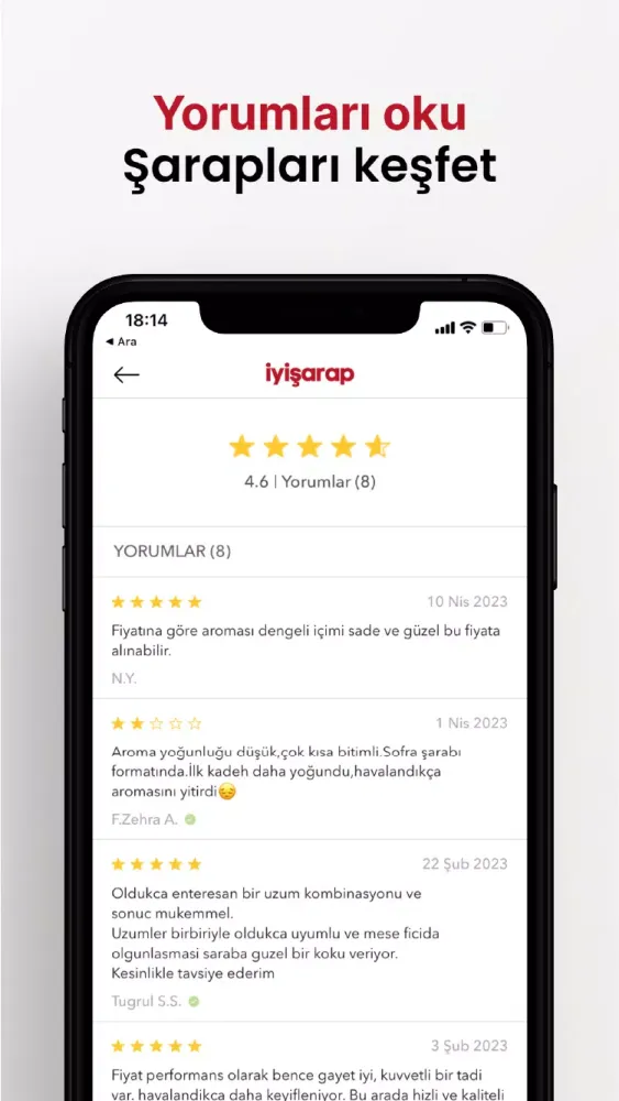 iyişarap स्क्रीनशॉट