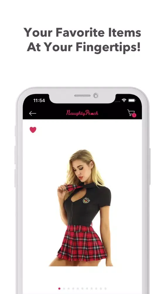 Capturas de tela do Naughty Peach Boutique