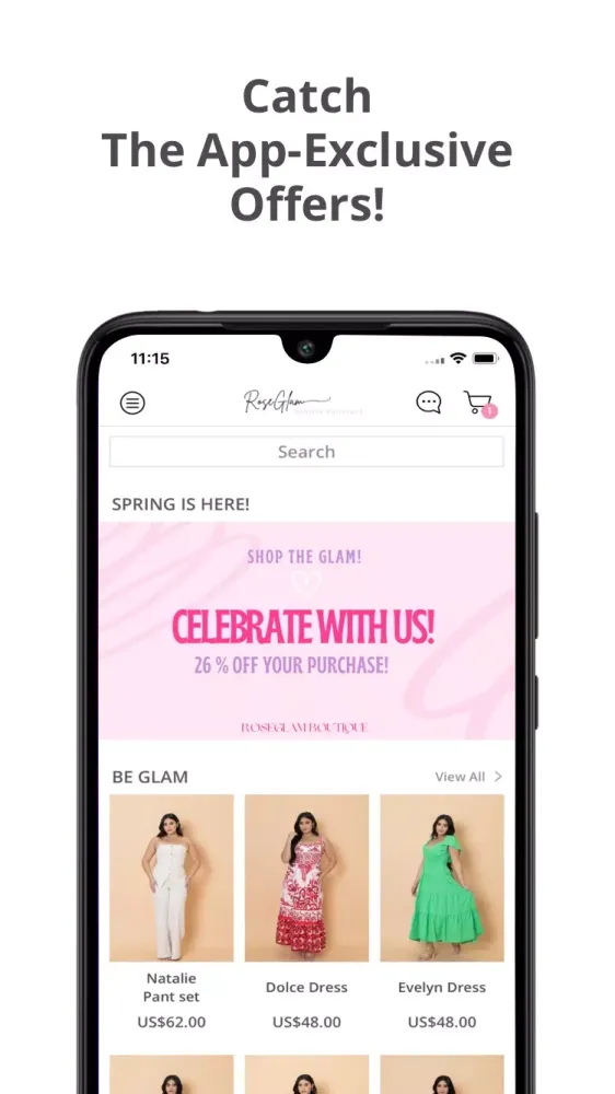 Roseglam Boutique应用截图