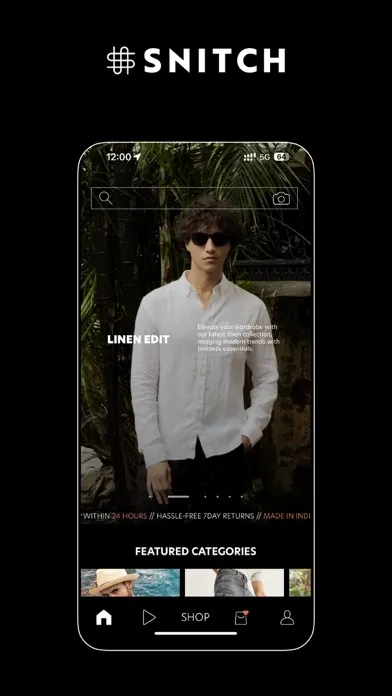 Tangkapan skrin SNITCH Online Shopping