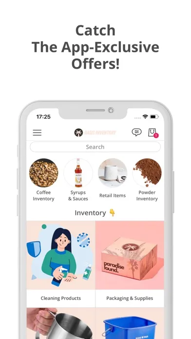 Capturas de pantalla de Oasis Cafe Inventory Pro