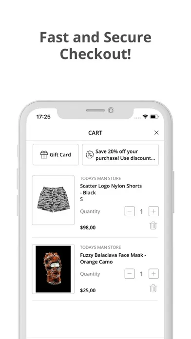 Todays Man Store স্ক্রিনশট