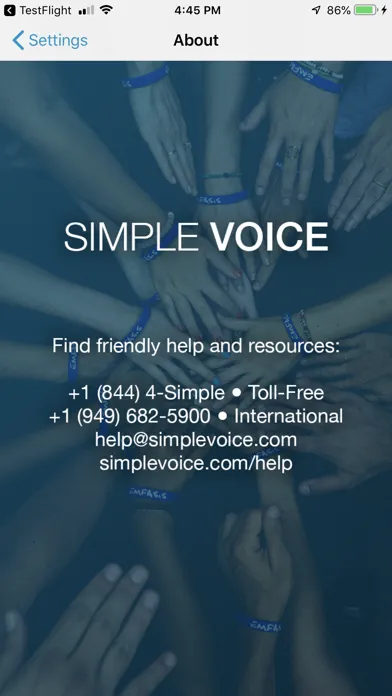 smpl Voice - Voip Softphone سکرین شاٹس