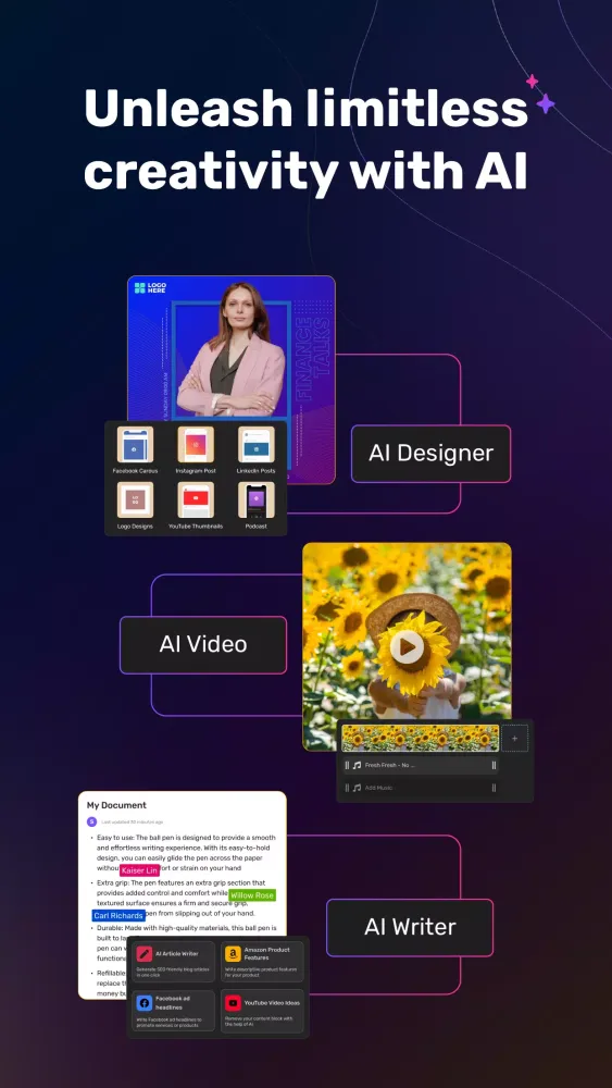 Simplified AI Screenshots