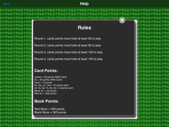 Ảnh chụp màn hình của Hand and Foot Card Game iPad 