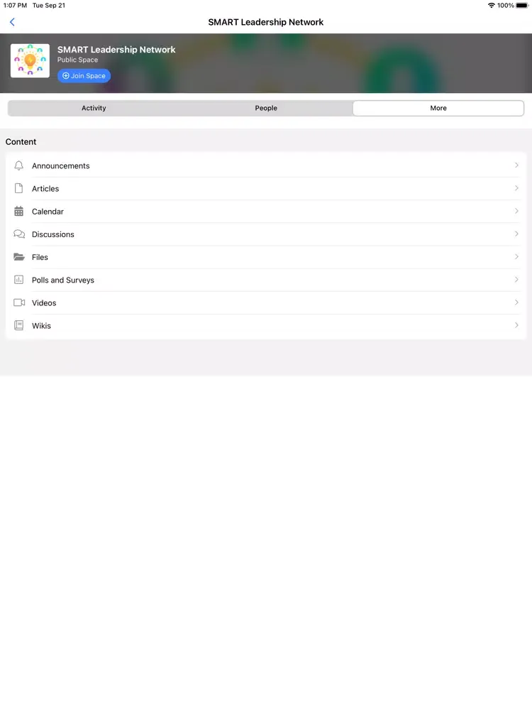 ภาพหน้าจอของ SMART Connect - Smart Concepts iPad 
