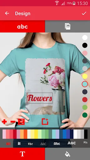 Ảnh chụp màn hình của T-shirt design - Snaptee