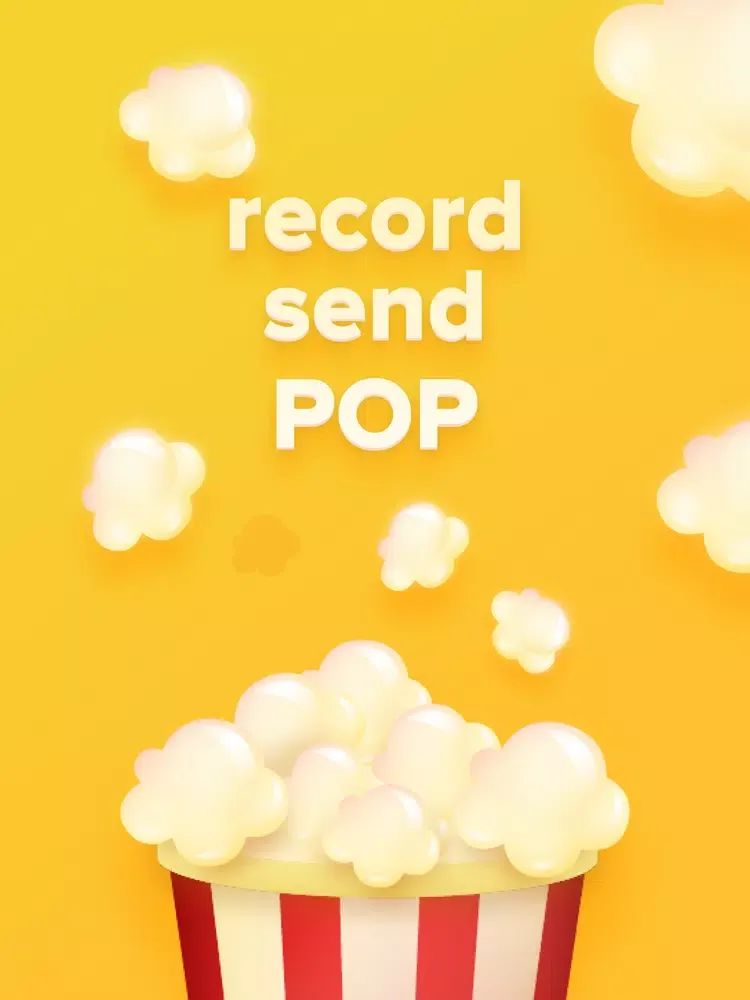 popcorn - fun work chats iPad 应用截图