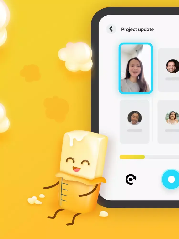popcorn - fun work chats iPad 应用截图