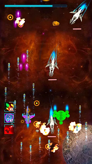 Tangkapan skrin Space Shooter Star Squadron VS