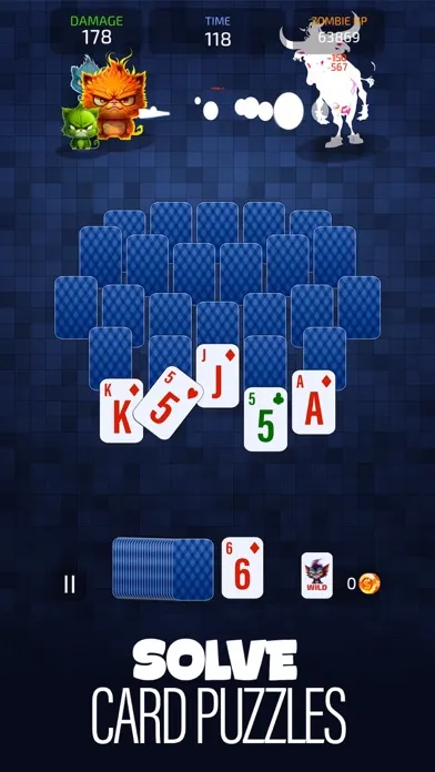 صور Solitaire Cats vs Zombies