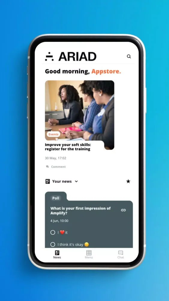 ภาพหน้าจอของ Amplify