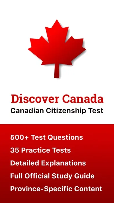 Captures d'écran de Canadian Citizenship Test 2024