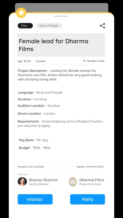 Starnex: Auditions & Classroom Screenshots