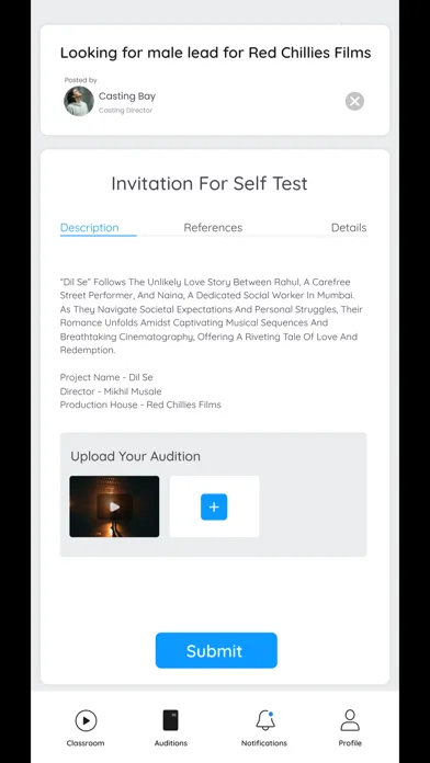 Starnex: Auditions & Classroom Screenshots