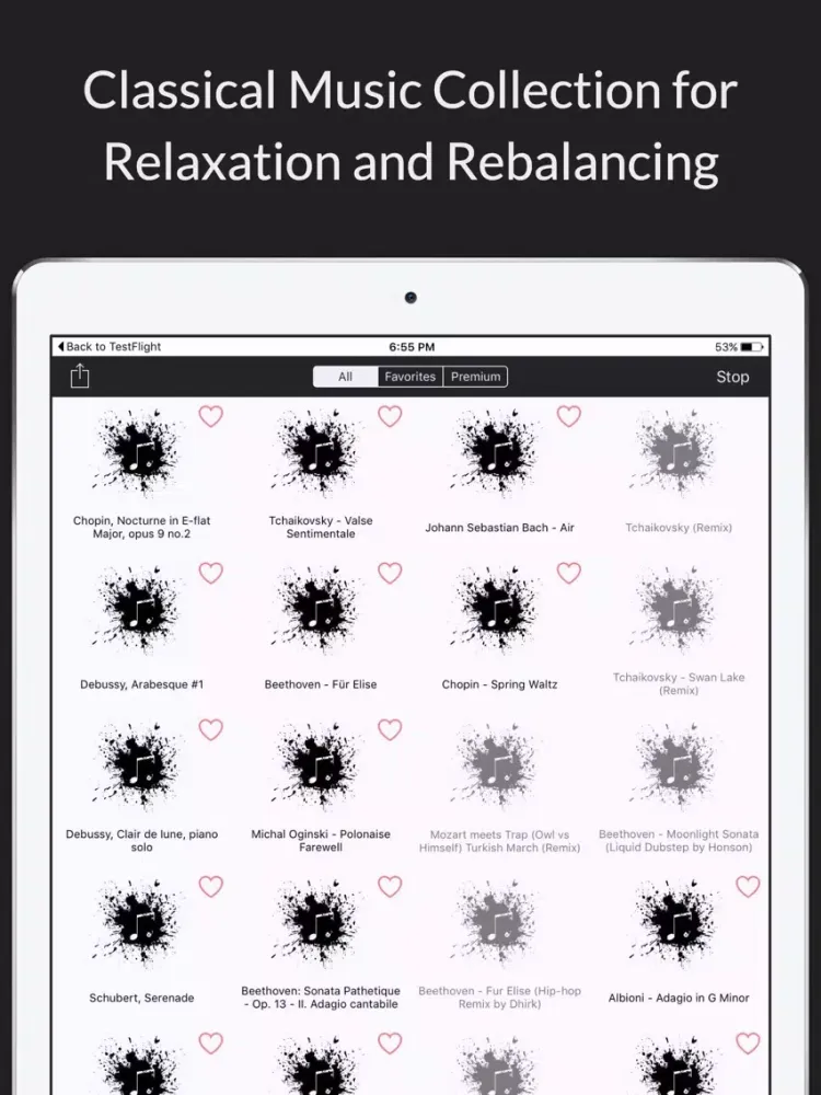 Zrzuty ekranu Classical Music for Relaxation PRO iPad 