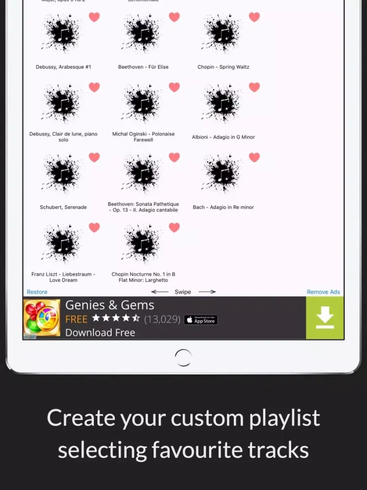 Zrzuty ekranu Classical Music for Relaxation PRO iPad 