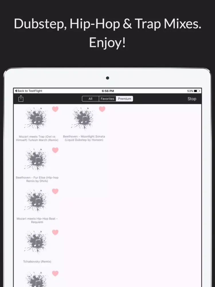 Zrzuty ekranu Classical Music for Relaxation PRO iPad 