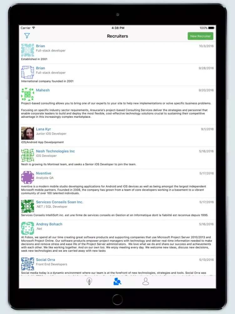 IT Jobs for Local Developer, QA/Automation Tester iPad  스크린샷