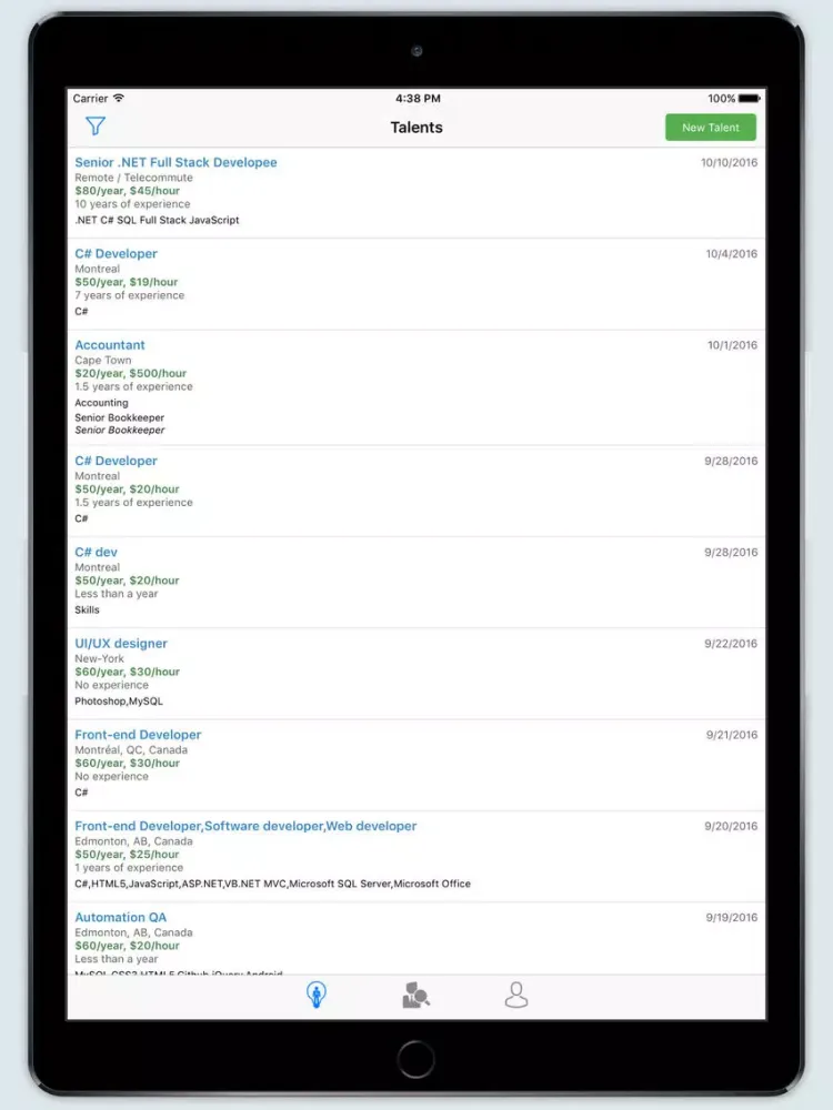 IT Jobs for Local Developer, QA/Automation Tester iPad  스크린샷