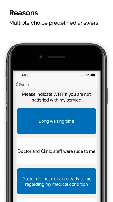 TamTam Clinic Patient Feedback應用截圖
