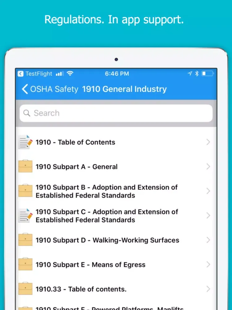 OSHA Safety Regulations Audits iPad  Ekran Görüntüleri