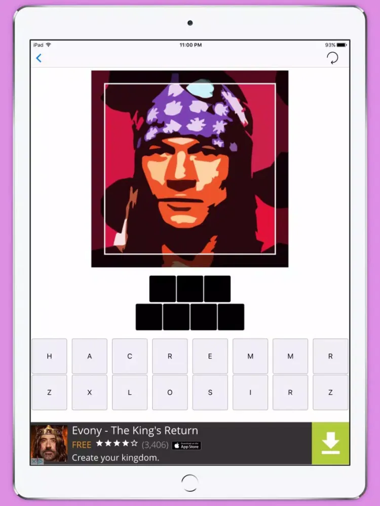 Captures d'écran de Singers Quiz - Pro iPad 