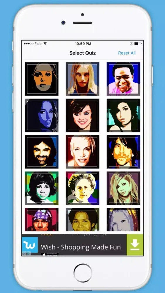 Captures d'écran de Singers Quiz - Pro